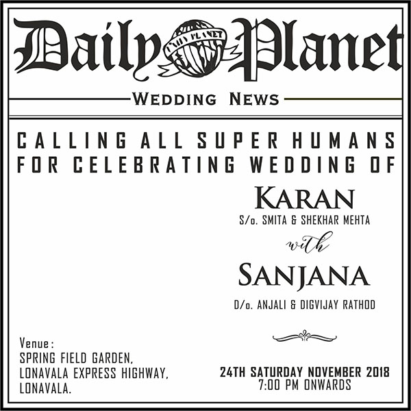 Wedding invitation card Super - Parekh Cards